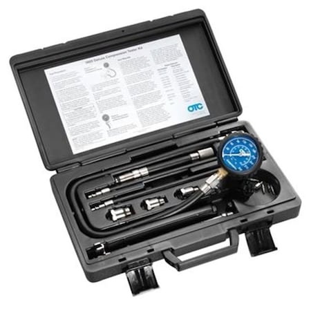 Otc OTC OT5605 2-1/2" OTC Deluxe Compression Tester Kits - Black OT5605